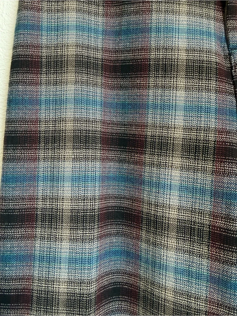 Free People High-Waist Structured Plaid Wide-Leg Trousers  for Fall/Winter